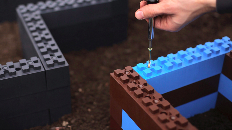 Illustration for article titled Build a Custom Garden Planter With These Lego-Like Blocks